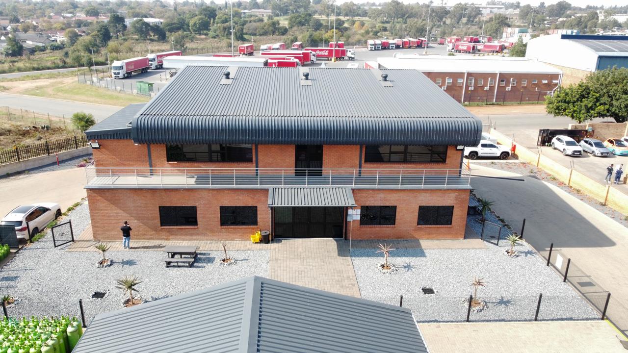 Stargas LPG storage depot with bulk tanks and delivery trucks