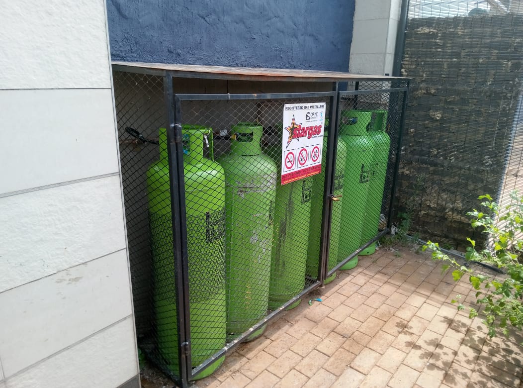 Commercial gas installation