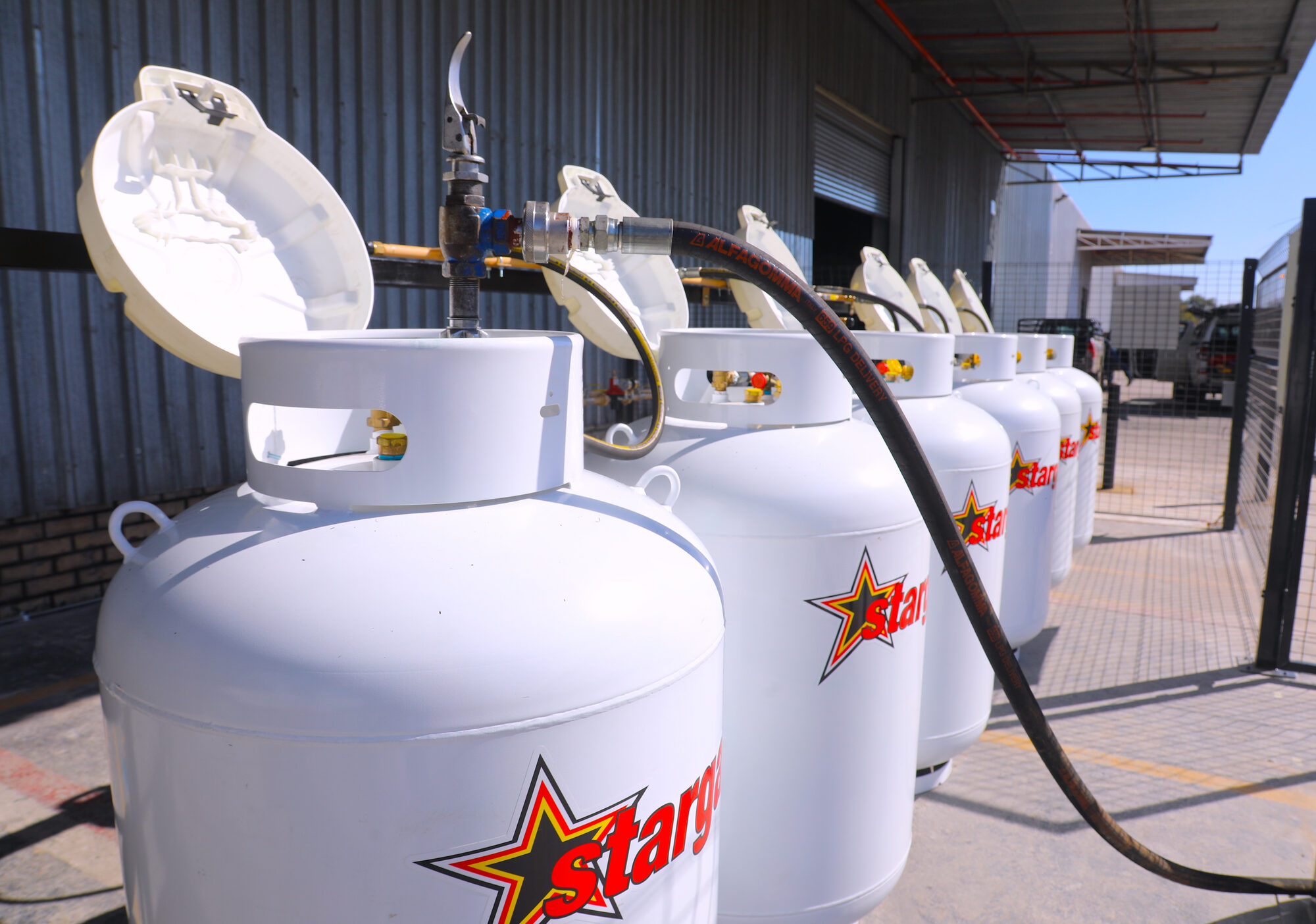 Commercial LPG Cylinder Installation