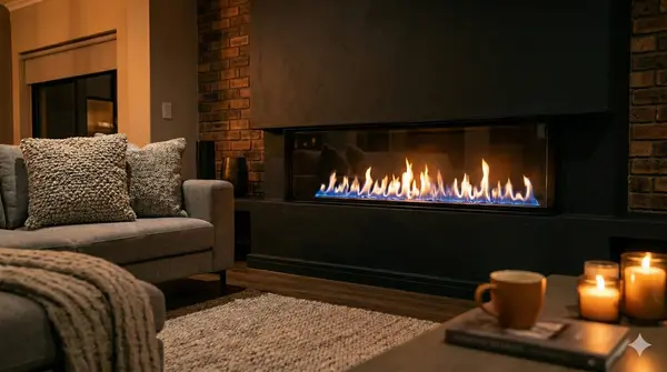 Gas fireplace