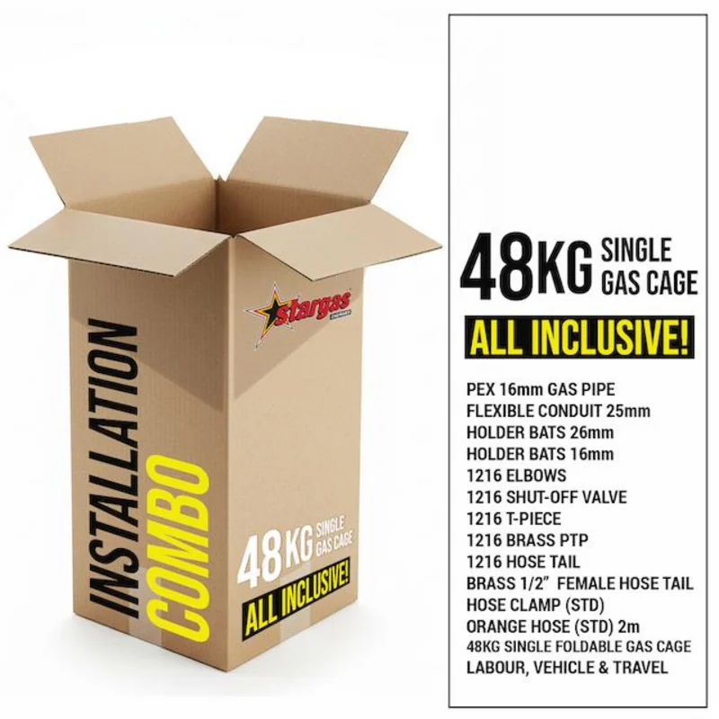 48kg Single Cage + LPG Installation Kit