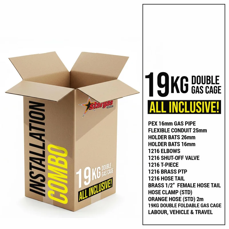 19kg Double Cage + LPG Installation Kit